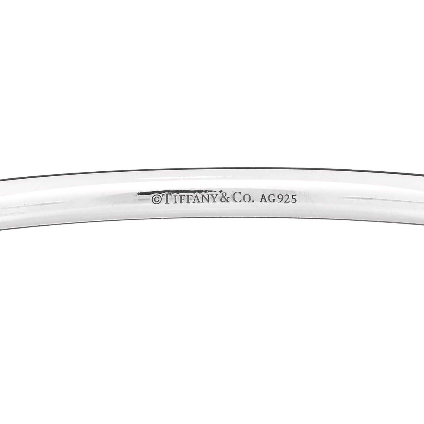 Sterling Silver Return to Tiffany Narrow Circle Edge Cuff Bracelet