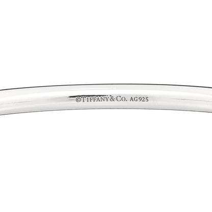 Tiffany Sterling Silver Return to Tiffany Narrow Circle Edge Cuff Bracelet 3 of 3