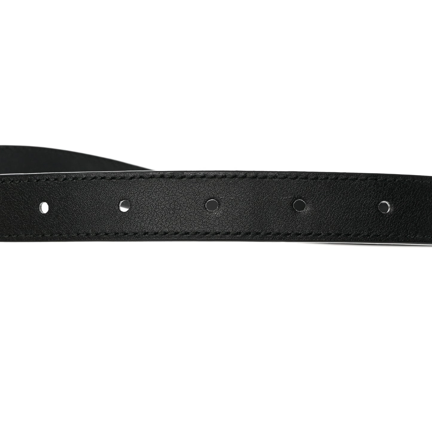 Calfskin Double G 20mm Belt 80 32 Black