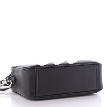 Prada City Calf Banana Print Camera Bag Black Fuchsia 4 of 9