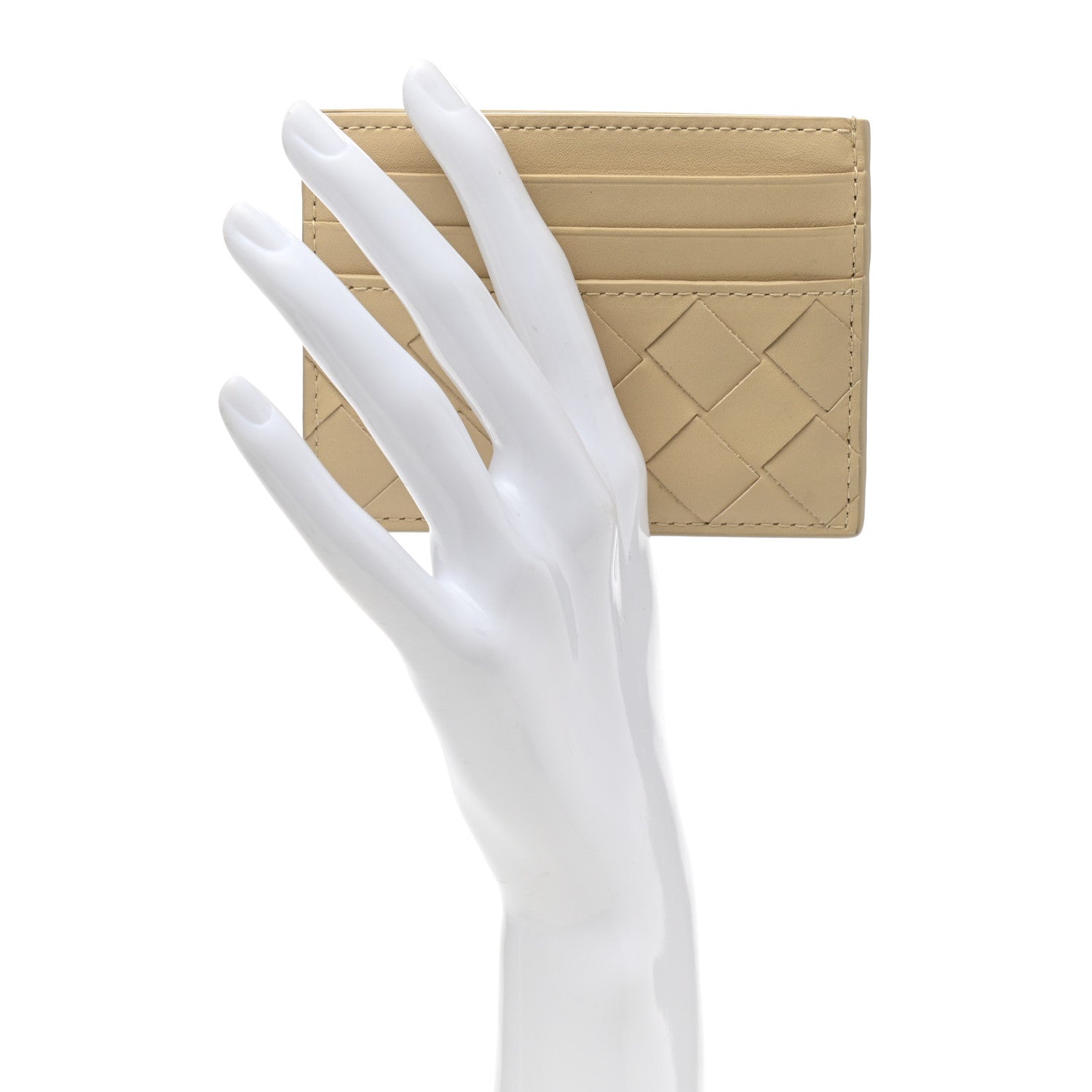 Bottega Veneta Nappa Intrecciato Card Holder Banane 2 of 8