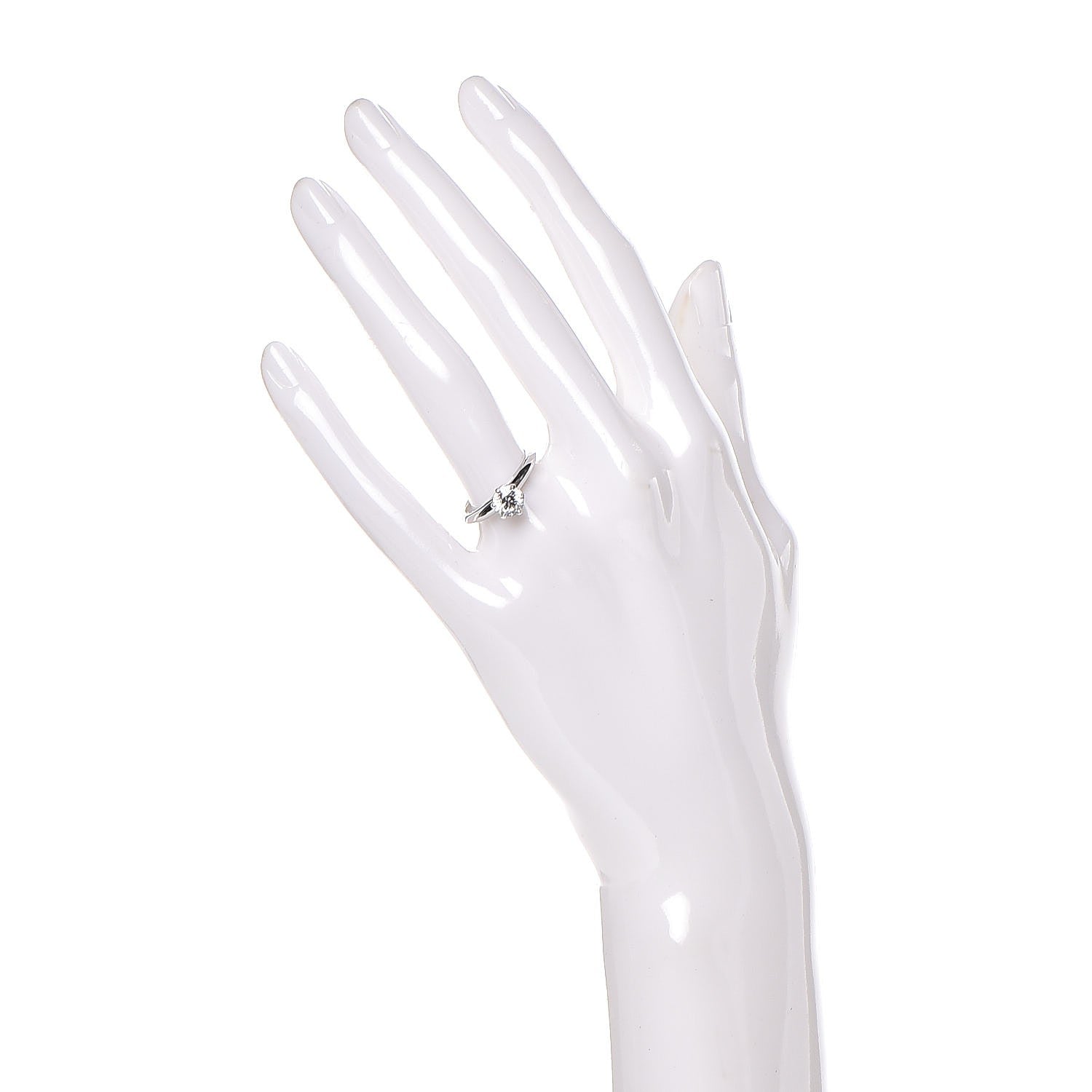 Tiffany Platinum Diamond .80ct Solitaire Engagement Ring 52 6 2 of 10
