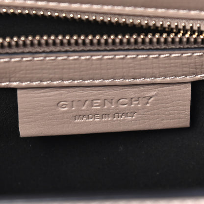 Givenchy Textured Calfskin Mini Pandora Box Chain Crossbody Bag Mastic 6 of 9