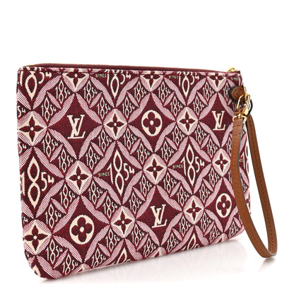 Louis Vuitton Jacquard Since 1854 Neverfull MM GM Pochette Bordeaux 3 of 6