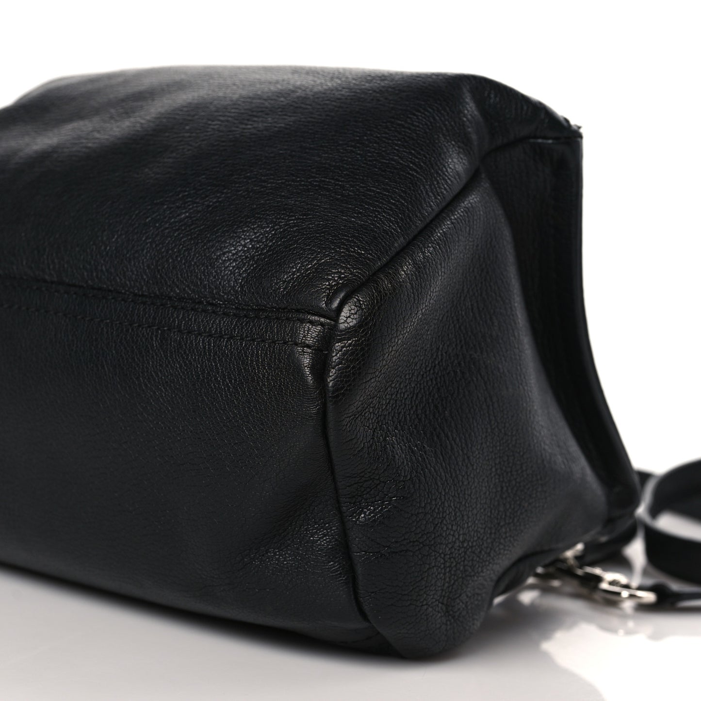 Sugar Goatskin Small Pandora Black