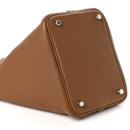 Hermes Taurillon Clemence Picotin Lock 18 PM Gold 6 of 11