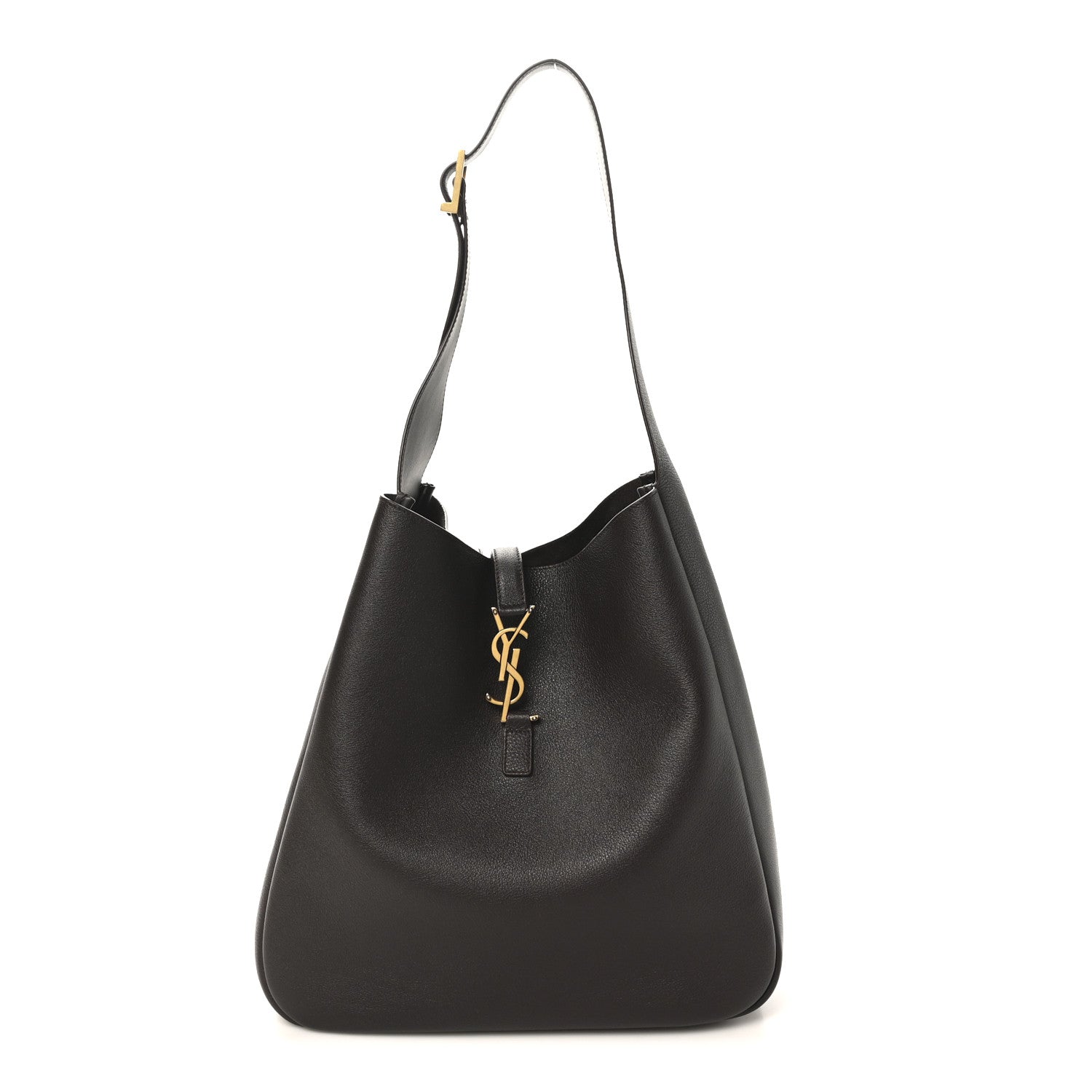 Saint Laurent Supple Calfskin Large Le 5 A 7 Soft Hobo Chocolate 1 of 10