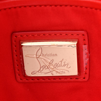 Christian Louboutin Patent Leopard Print Loubiposh Spiked Crossbody Clutch 6 of 10
