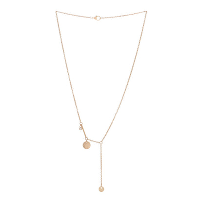 Hermes 18K Rose Gold Diamond TPM Ex-Libris Pendant Necklace 2 of 5