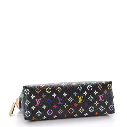 Louis Vuitton Monogram Multicolor Cosmetic Pouch Black Grenade 4 of 7