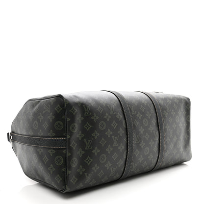 Louis Vuitton Monogram LV Record Keepall Bandouliere 50 Dark Green 3 of 8