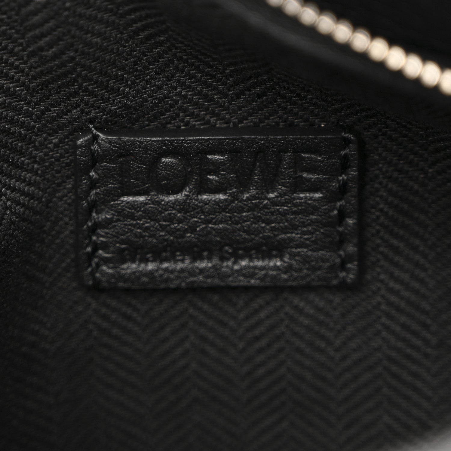 Loewe Calfskin Mini Puzzle Bumbag Black 6 of 15