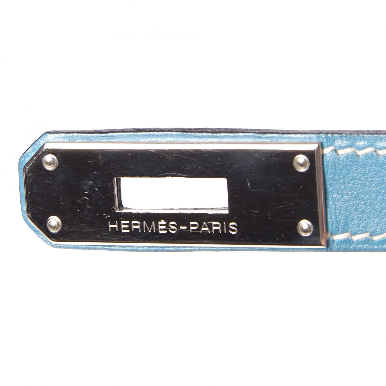 Hermes Swift Kelly Retourne 32 Blue Jean 22 of 39