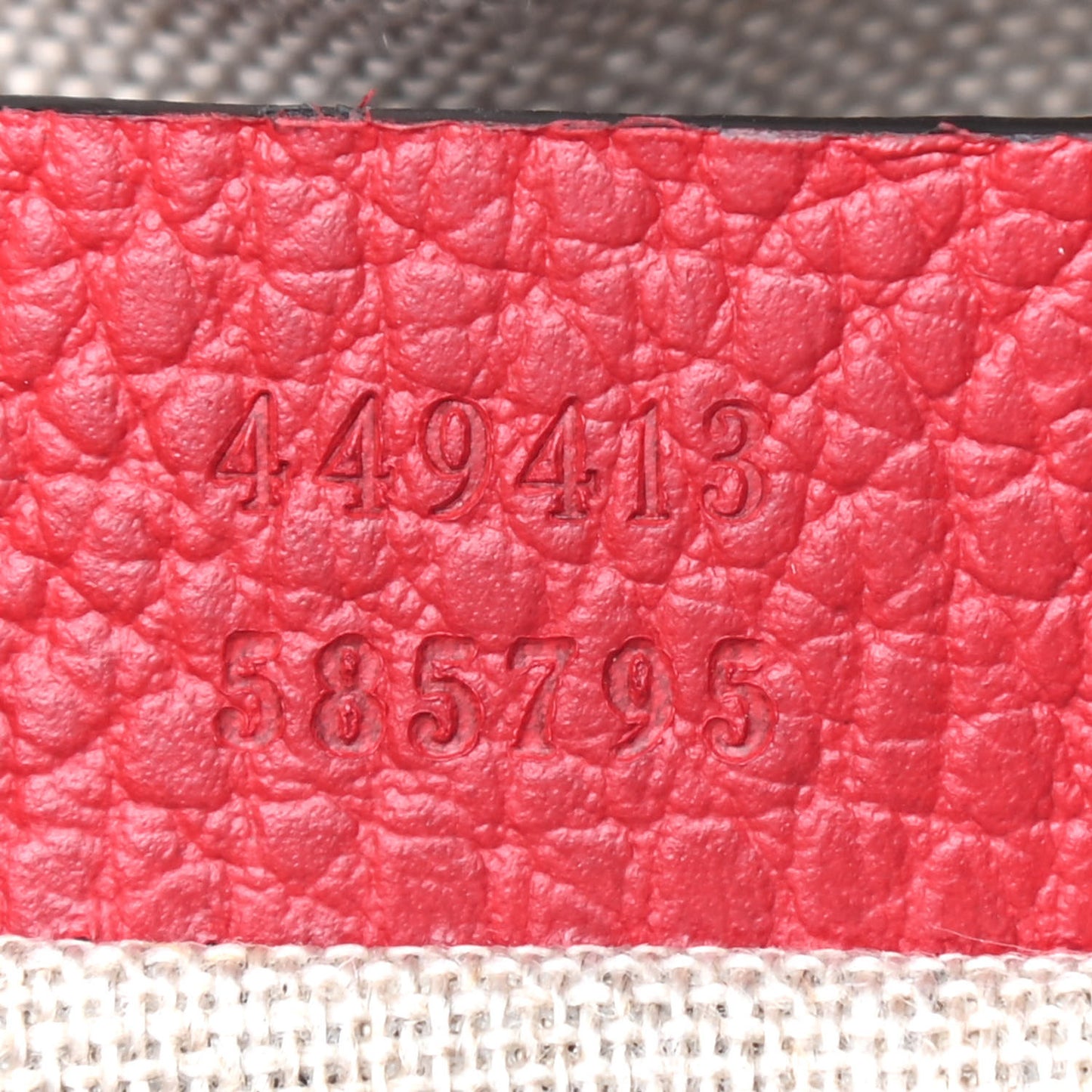 Monogram Mini Bree Messenger Bag Red