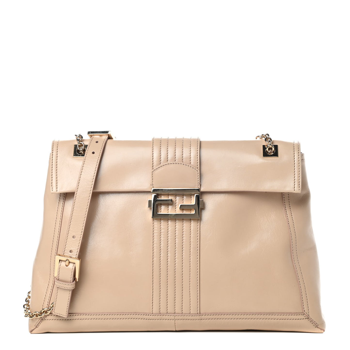 Vitello Acqua Maxi Baguette Shoulder Bag Makeup