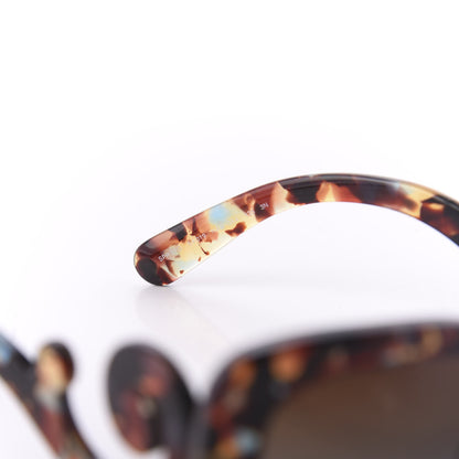 Prada Acetate Baroque Sunglasses SPR 27O Blue Tortoise 6 of 8