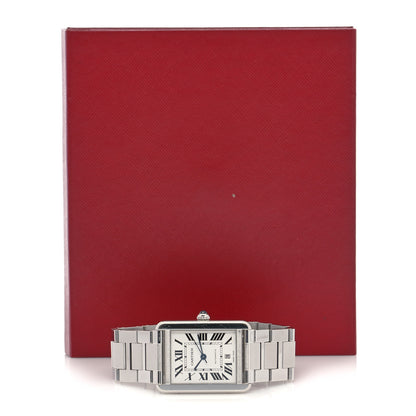 Cartier Stainless Steel 31mm Tank Solo Automatic Watch 5 of 5