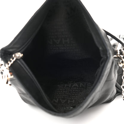 Chanel Lambskin Stitched Medium Ultimate Soft Tote Black 5 of 12