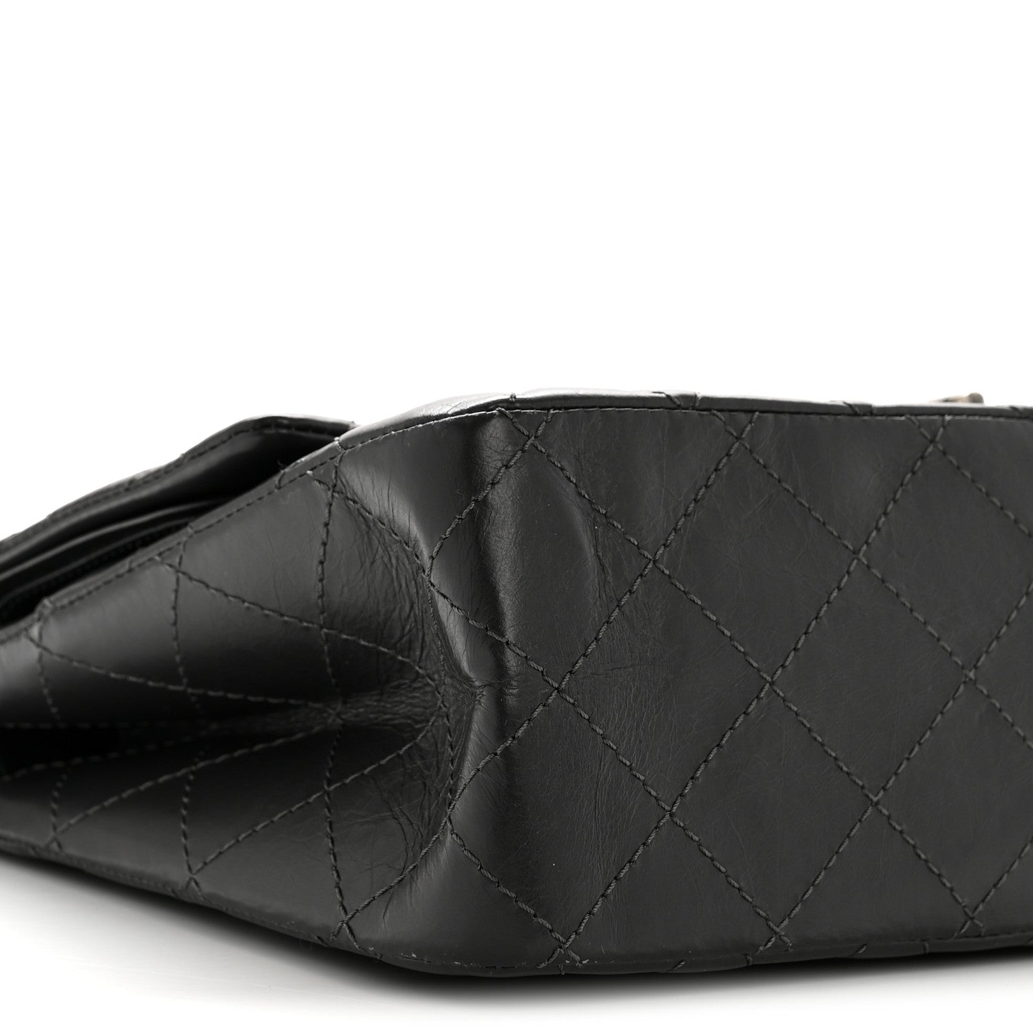 Chanel Aged Calfskin Quilted 2.55 Reissue 227 Flap Dark Grey 9 of 13