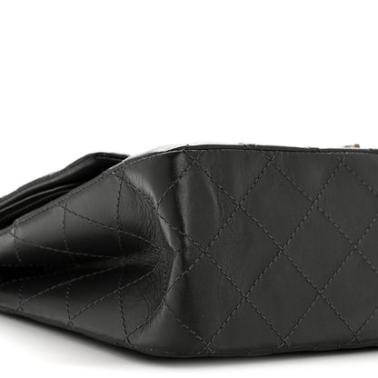 Chanel Aged Calfskin Quilted 2.55 Reissue 227 Flap Dark Grey 9 of 13