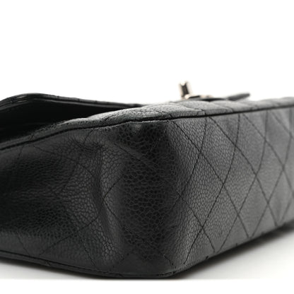 Chanel Caviar Quilted Medium Double Flap Black 9 of 10