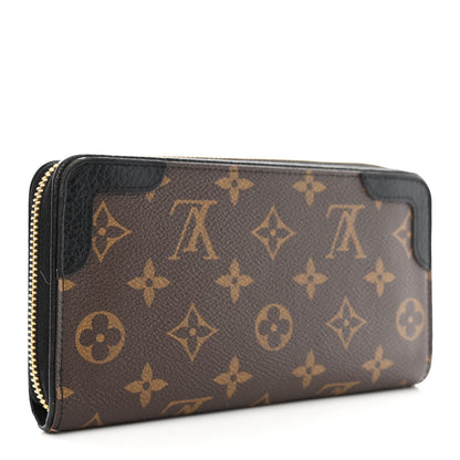 Louis Vuitton Monogram Zippy Retiro Wallet Black 3 of 8