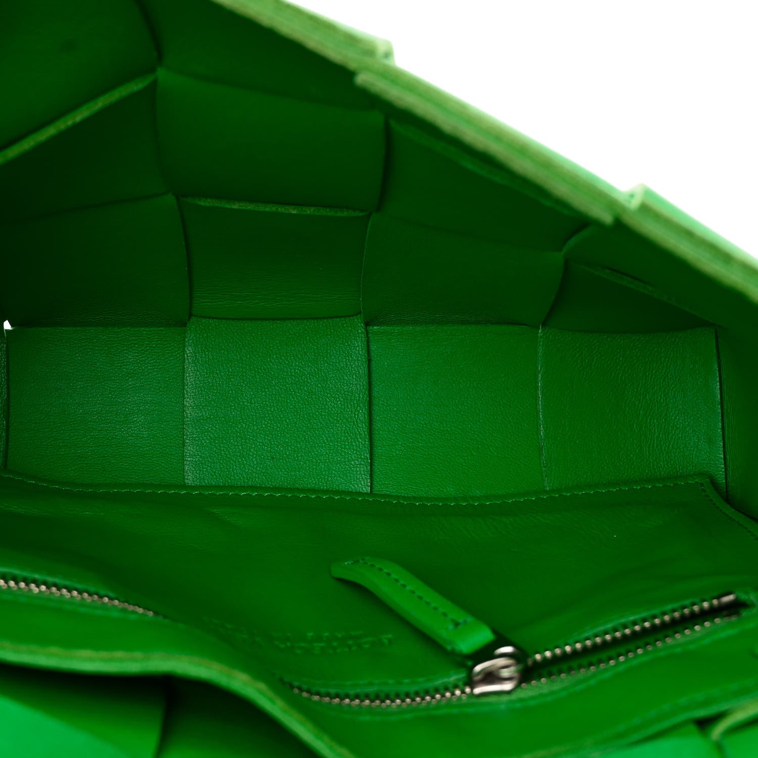 Bottega Veneta Lambskin Maxi Intrecciato Cassette Crossbody Bag Grass 5 of 13