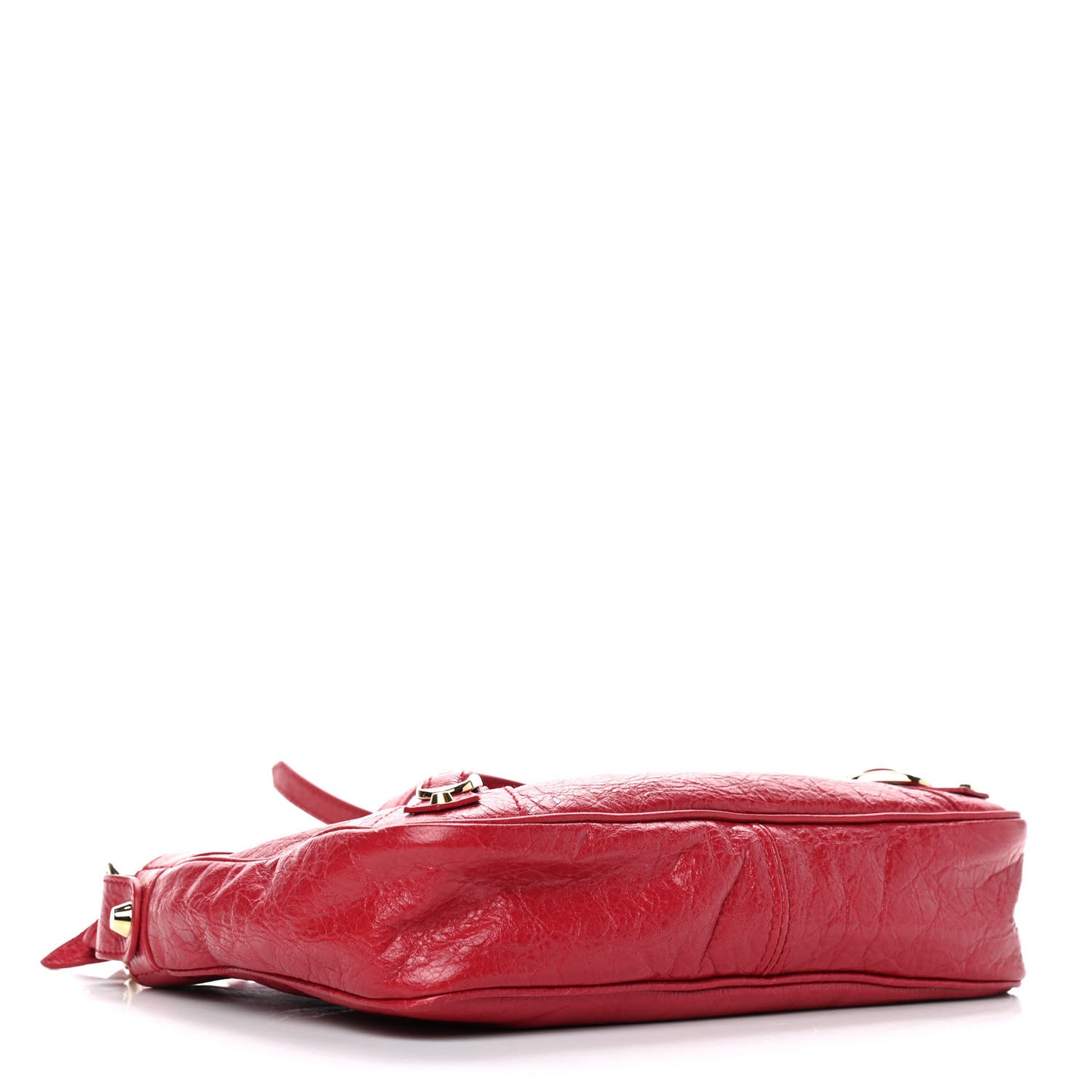 Agneau Classic Gold Hardware Hip Rouge Sapphire