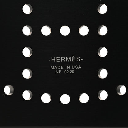 Hermes Aluminium Evelyne Sunset Cuff Bracelet T4 Black 4 of 4