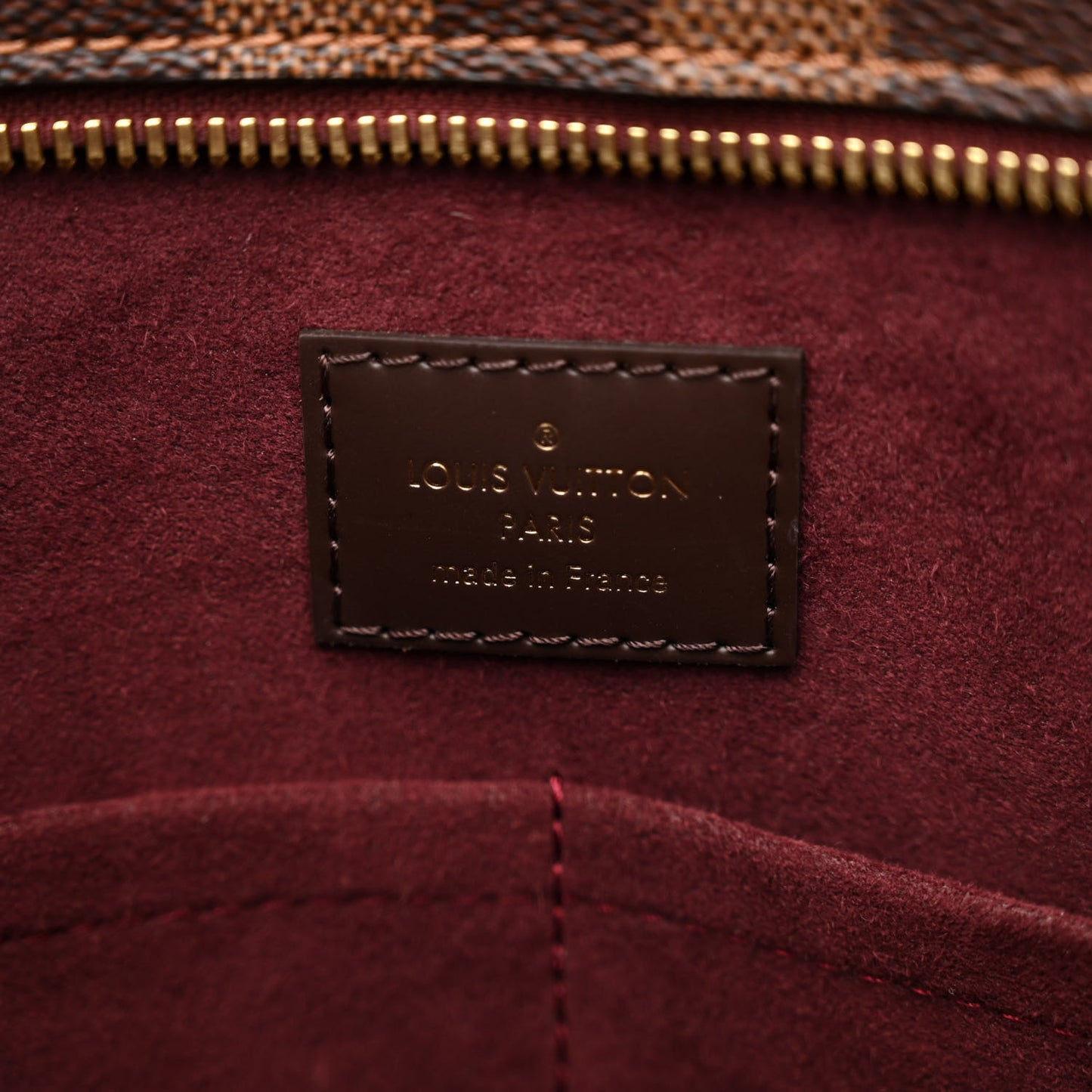 Damier Ebene Taurillon Jersey Bordeaux
