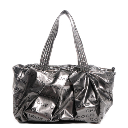 Chanel Lacquered Canvas Medium Unlimited Tote Argent Fonce 1 of 7