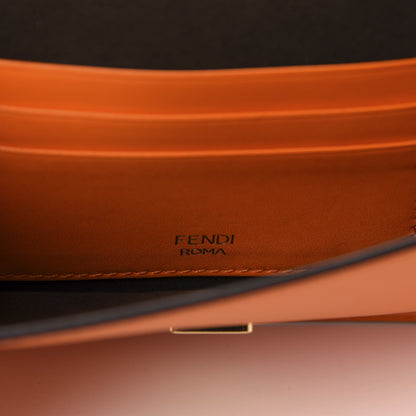 Fendi Vitello King Mini Flat Baguette Orange 7 of 10
