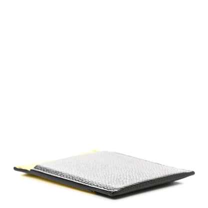 Hermes Epsom MC2 Gama Jungle Card Holder Black Lime 4 of 6