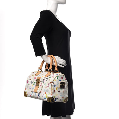 Louis Vuitton Monogram Multicolor Speedy 30 White 2 of 14