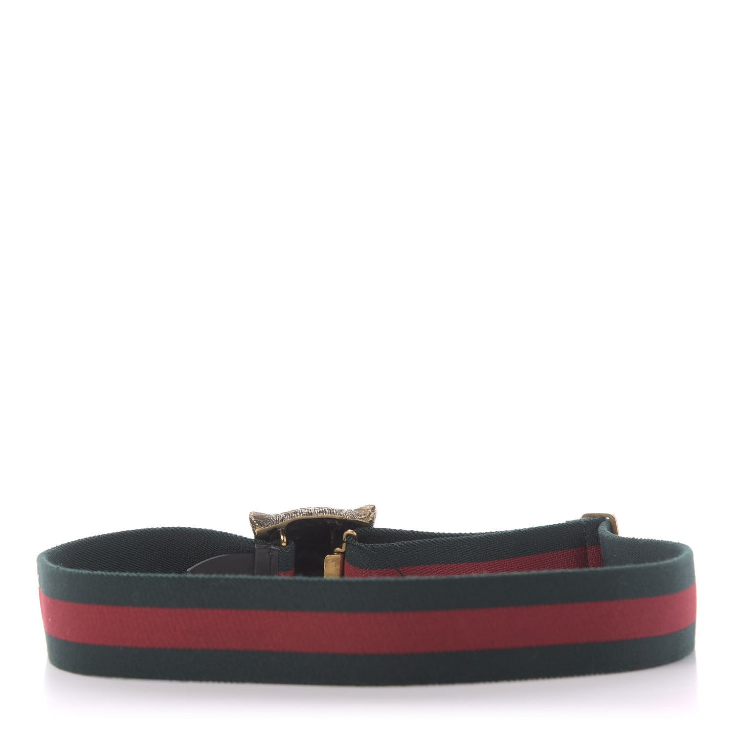 Web Feline Buckle Belt 80 32 Green Red