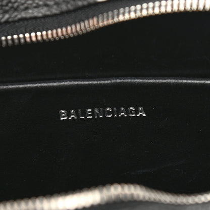 Balenciaga Coated Canvas Losange Monogram S Camera Bag Black Grey 6 of 9