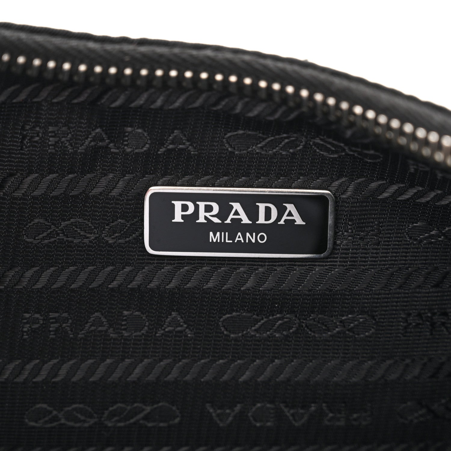 Prada Nylon Re-Edition 2005 Shoulder Bag Black 6 of 10