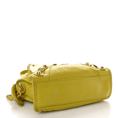 Balenciaga Agneau Giant 12 Gold Hardware Mini City Jaune Poussin 4 of 11