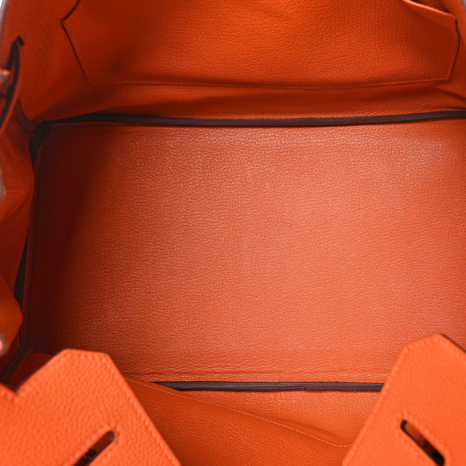 Hermes Togo Birkin 35 Orange 5 of 13