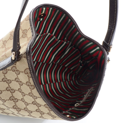 Gucci Monogram Medium New Britt Hobo Dark Brown 5 of 8