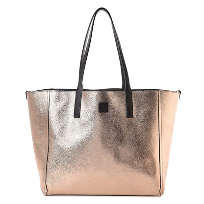 MCM Grained Calfskin Medium Reversible Wandel Tote Black 3 of 16