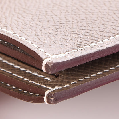 Hermes Epsom Bearn Compact Wallet Etoupe 8 of 9