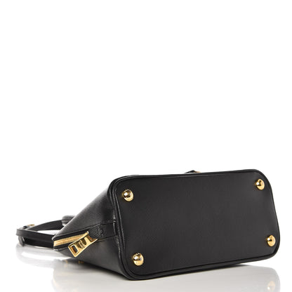 Prada Saffiano Lux Small Promenade Tote Black 5 of 9