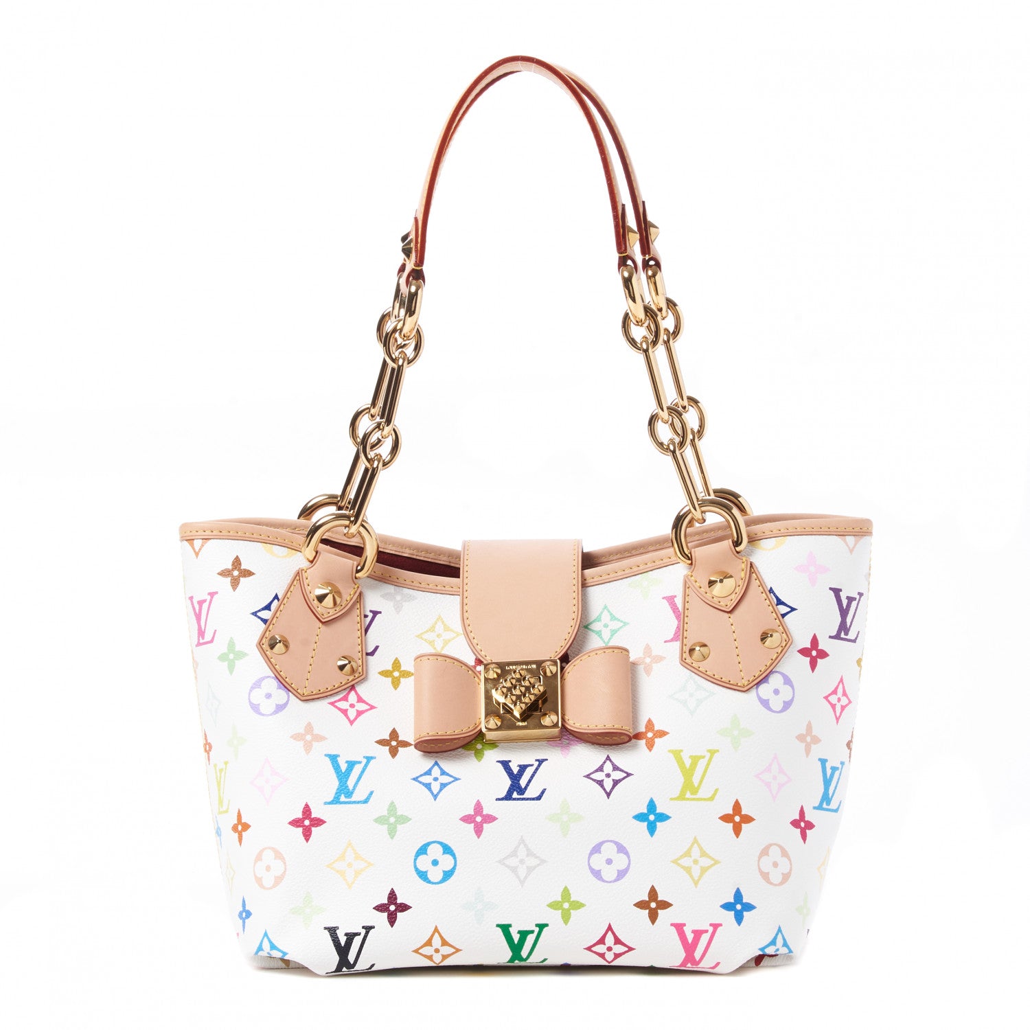 Louis Vuitton Monogram Multicolor Annie MM White 1 of 9