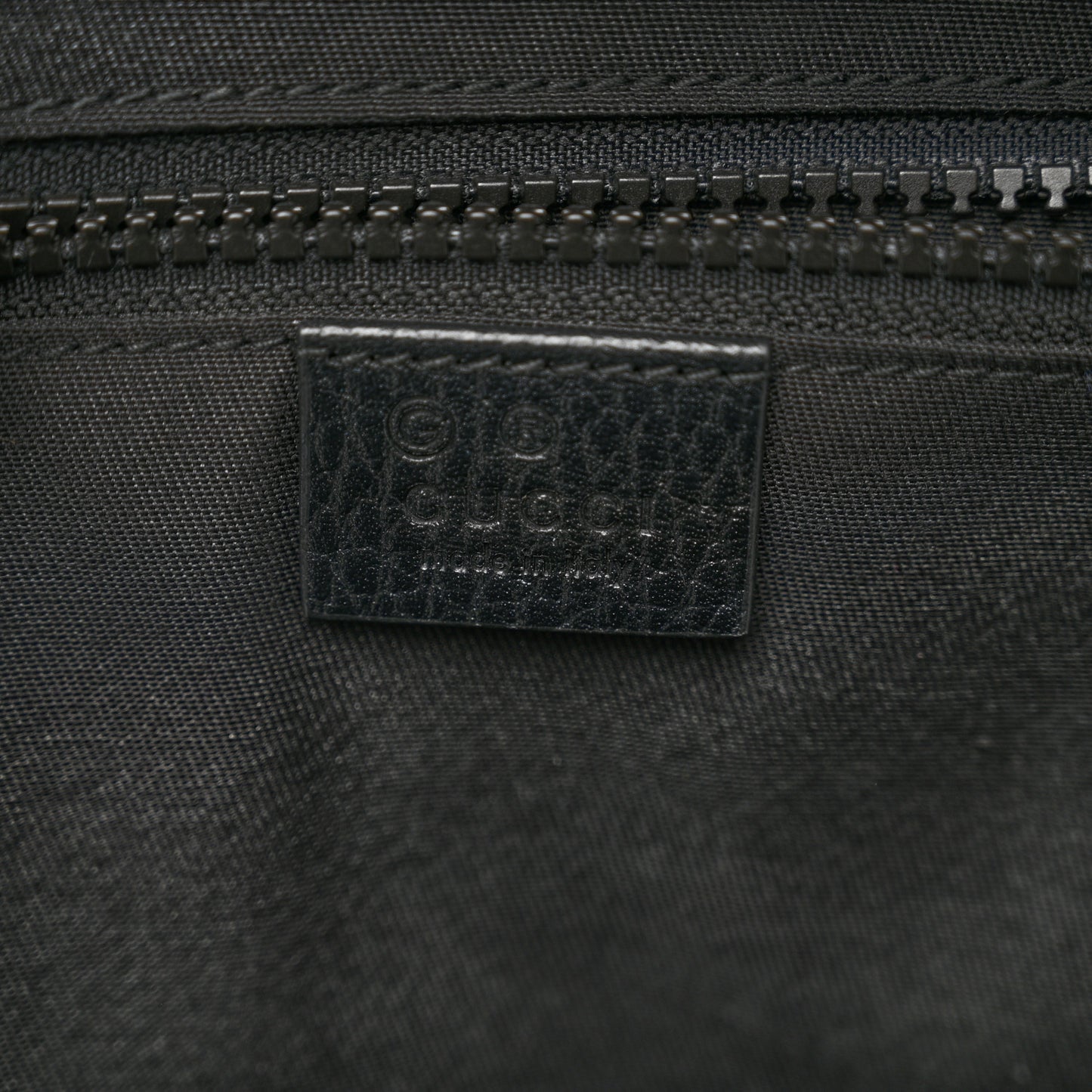 Nylon Monogram Slim Backpack Black