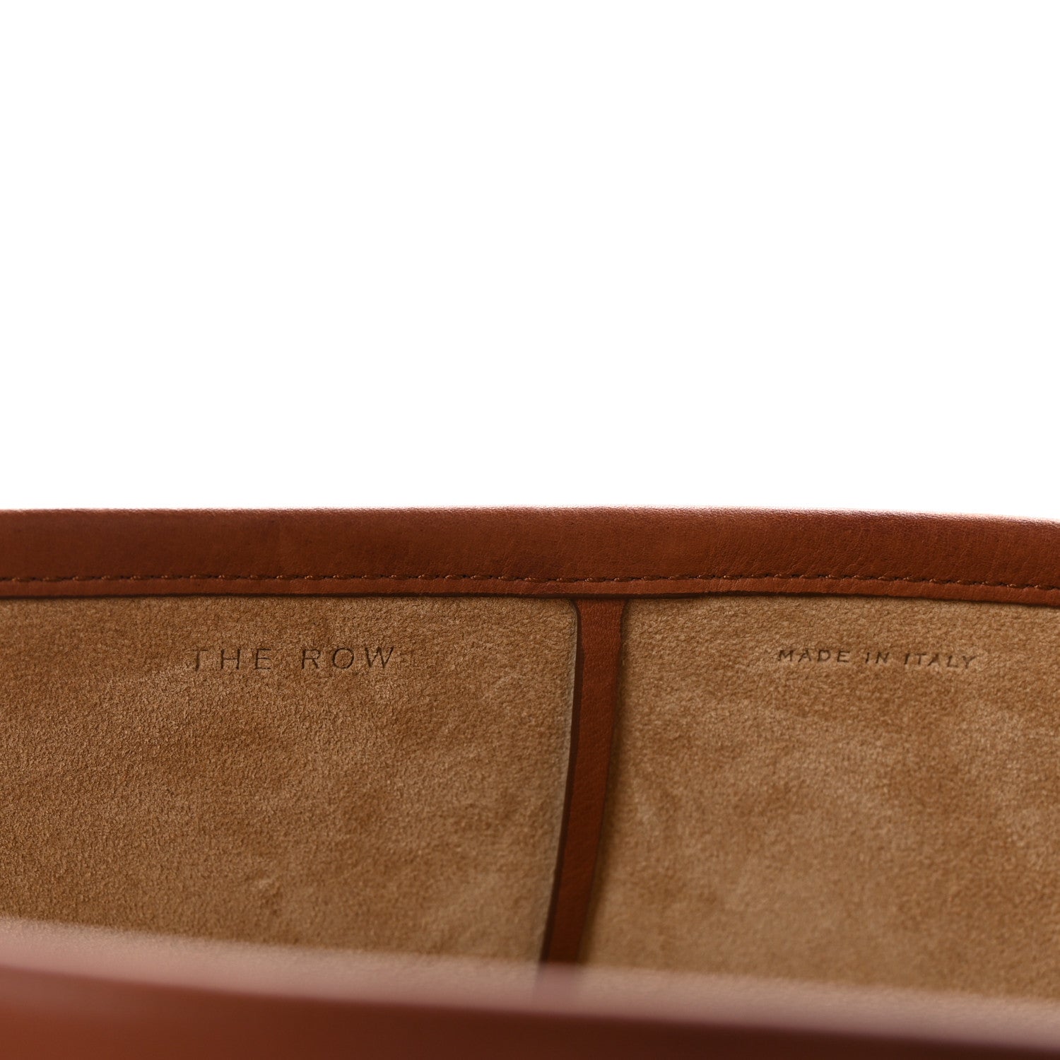 The Row Calfskin Large N/S Park Tote Cognac 6 of 13