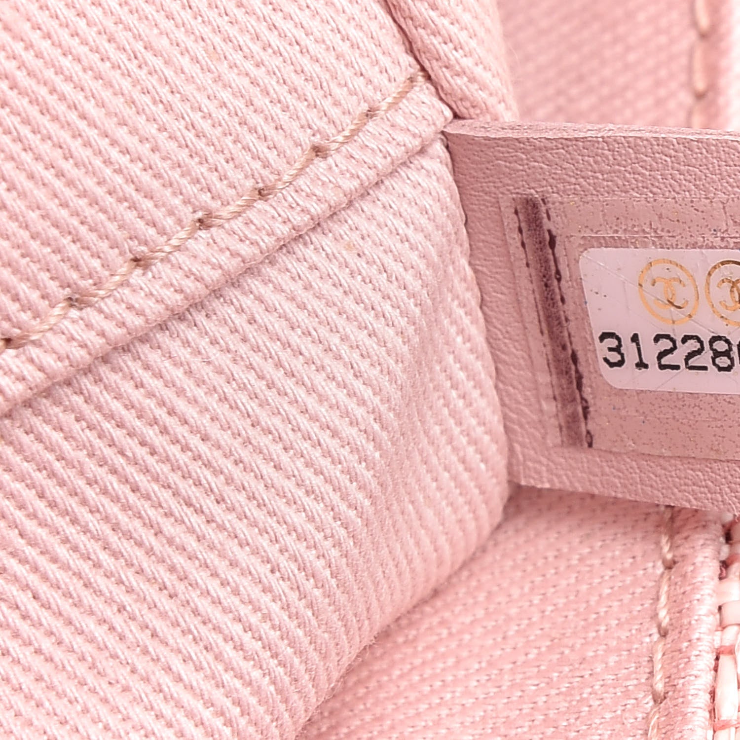 Chanel Lurex Boucle Small Deauville Tote Pink 9 of 10