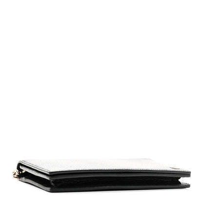 Gucci Dollar Calfskin Medium Betty Chain Wallet Black 4 of 10