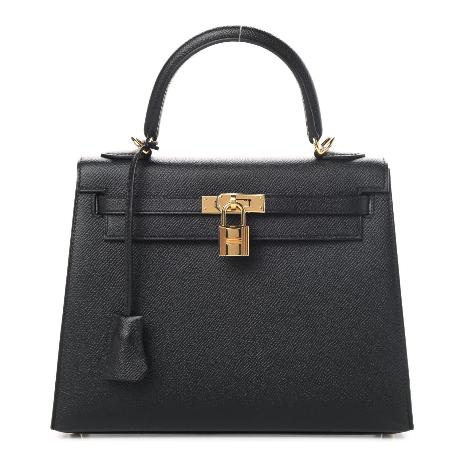 Hermes Epsom Kelly Sellier 25 Black 1 of 8