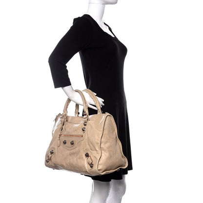 Balenciaga Agneau Giant 21 Rose Gold Hardware Work Praline 2 of 15